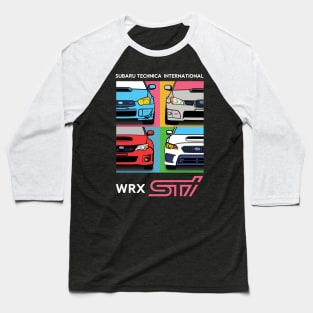 WRX STI Warhol Inspired Shirt Baseball T-Shirt